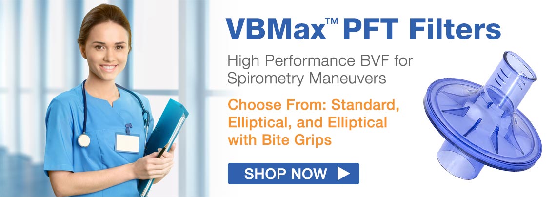 A-M Systems VBMax PFT Filters and Kits for Spirometry